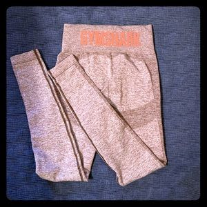 Gymshark High Waisted Flex Leggings Berry/Rose